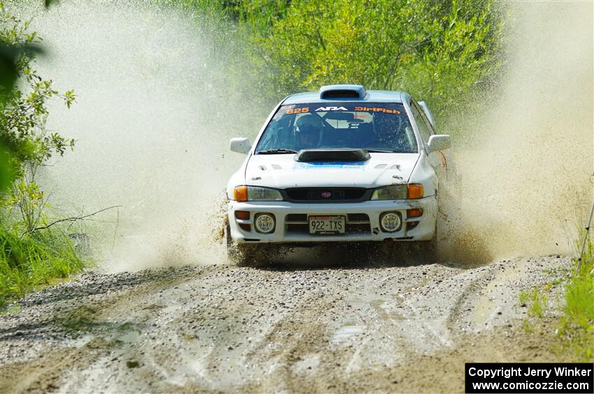 Tyler Matalas / Dustin Sharkozy Subaru Impreza LX on SS12, Height o' Land II.