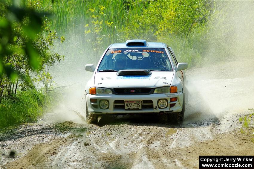 Tyler Matalas / Dustin Sharkozy Subaru Impreza LX on SS12, Height o' Land II.