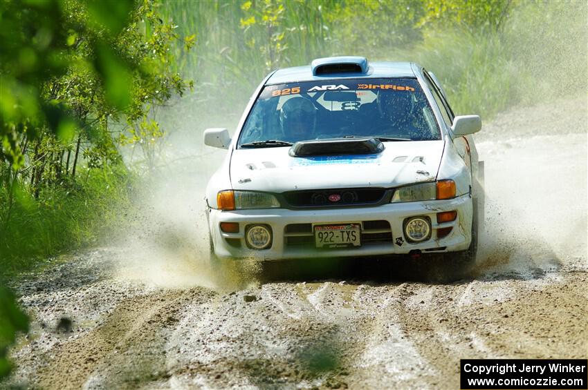 Tyler Matalas / Dustin Sharkozy Subaru Impreza LX on SS12, Height o' Land II.