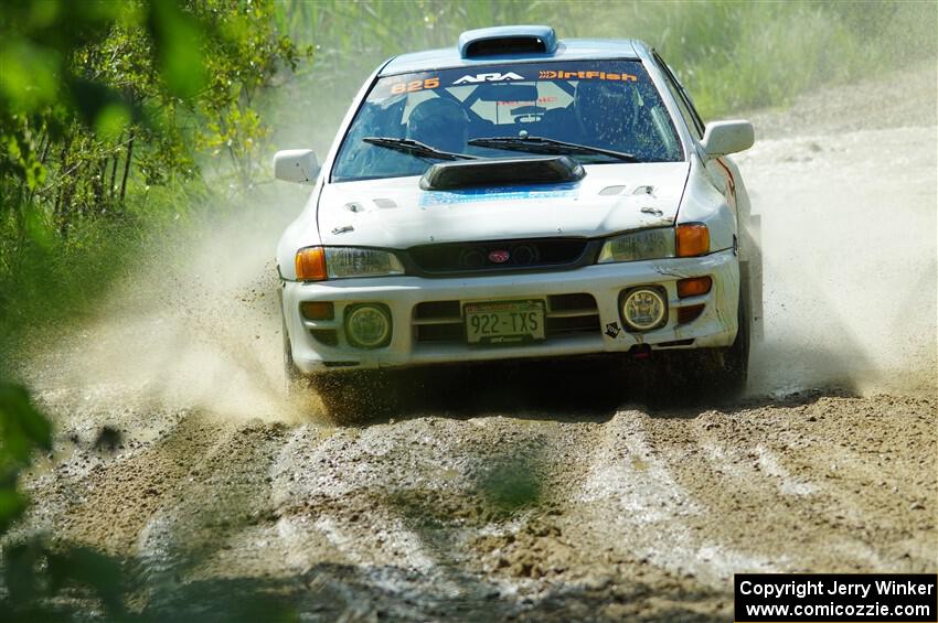 Tyler Matalas / Dustin Sharkozy Subaru Impreza LX on SS12, Height o' Land II.