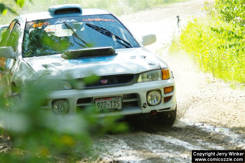 Tyler Matalas / Dustin Sharkozy Subaru Impreza LX on SS12, Height o' Land II.