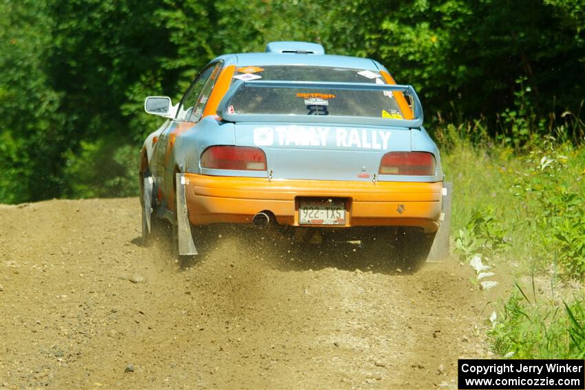 Tyler Matalas / Dustin Sharkozy Subaru Impreza LX on SS12, Height o' Land II.