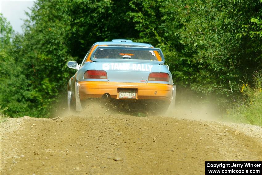 Tyler Matalas / Dustin Sharkozy Subaru Impreza LX on SS12, Height o' Land II.