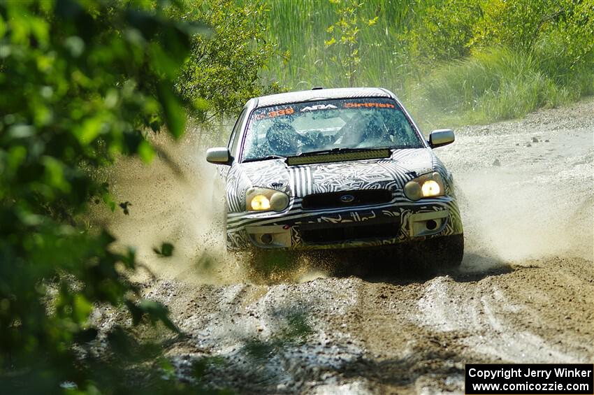 David Peretz / Brandon Panek Subaru Impreza 2.5RS on SS12, Height o' Land II.