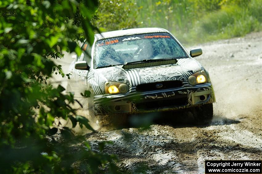 David Peretz / Brandon Panek Subaru Impreza 2.5RS on SS12, Height o' Land II.