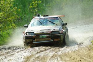 Bret Hunter / Kubo Kordisch Honda CRX on SS12, Height o' Land II.