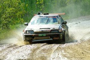 Bret Hunter / Kubo Kordisch Honda CRX on SS12, Height o' Land II.