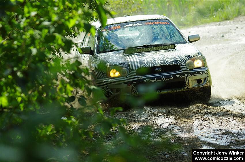 David Peretz / Brandon Panek Subaru Impreza 2.5RS on SS12, Height o' Land II.