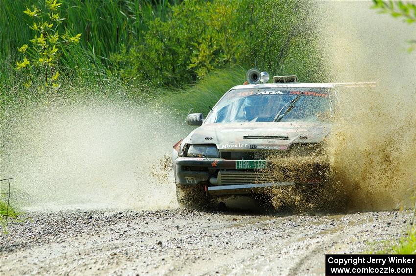 Bret Hunter / Kubo Kordisch Honda CRX on SS12, Height o' Land II.