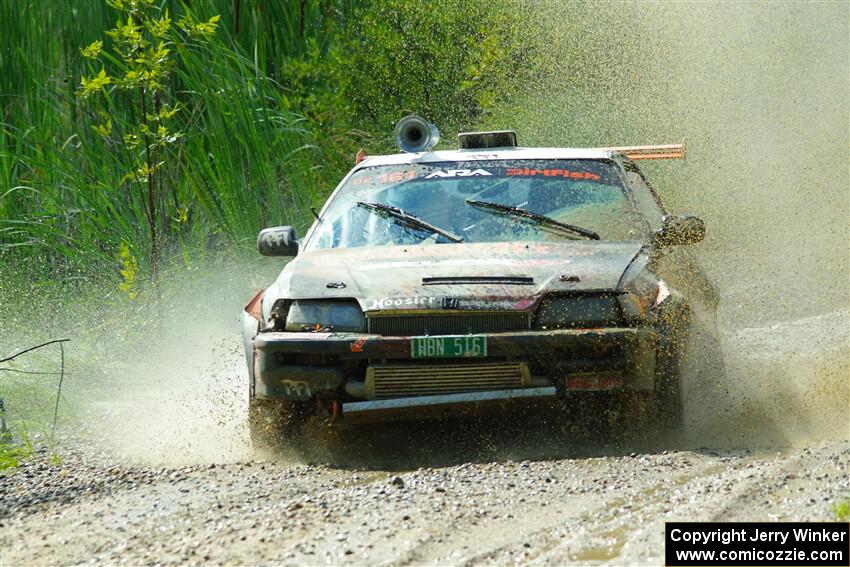 Bret Hunter / Kubo Kordisch Honda CRX on SS12, Height o' Land II.