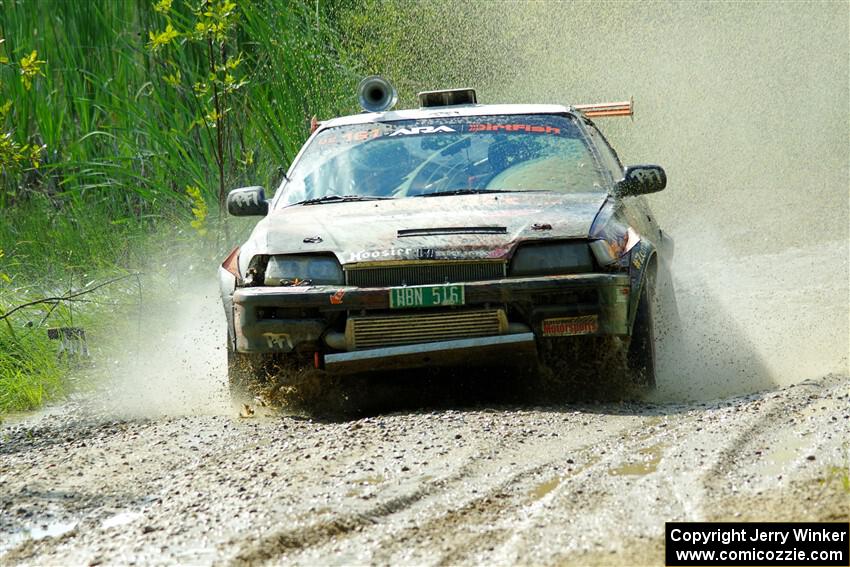 Bret Hunter / Kubo Kordisch Honda CRX on SS12, Height o' Land II.