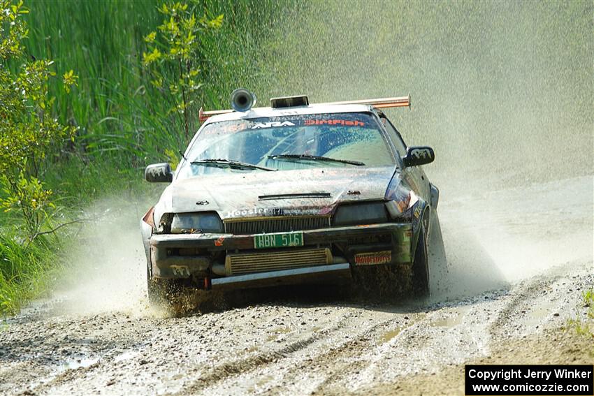 Bret Hunter / Kubo Kordisch Honda CRX on SS12, Height o' Land II.