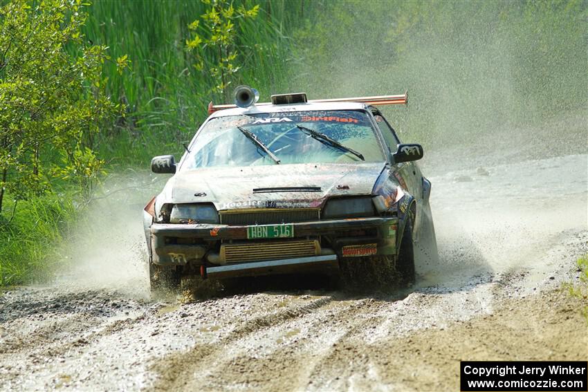 Bret Hunter / Kubo Kordisch Honda CRX on SS12, Height o' Land II.