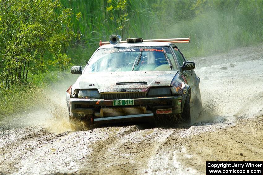 Bret Hunter / Kubo Kordisch Honda CRX on SS12, Height o' Land II.