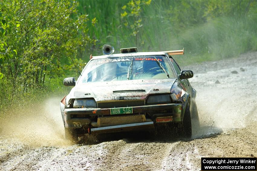 Bret Hunter / Kubo Kordisch Honda CRX on SS12, Height o' Land II.