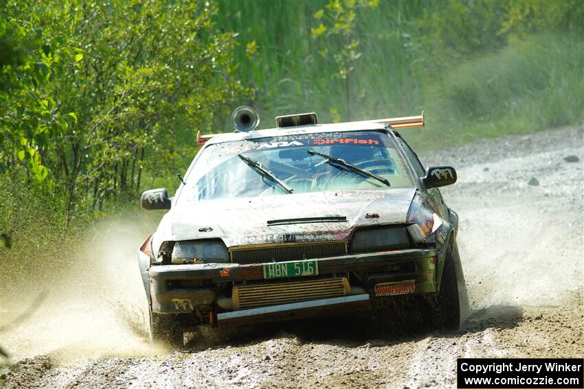 Bret Hunter / Kubo Kordisch Honda CRX on SS12, Height o' Land II.