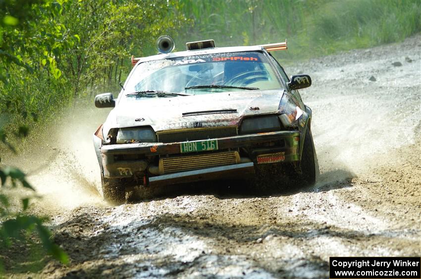 Bret Hunter / Kubo Kordisch Honda CRX on SS12, Height o' Land II.