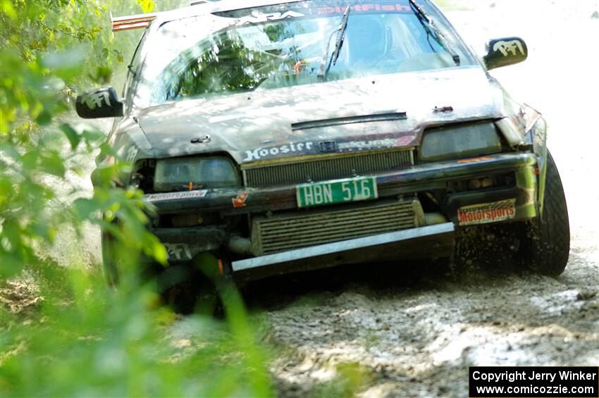 Bret Hunter / Kubo Kordisch Honda CRX on SS12, Height o' Land II.