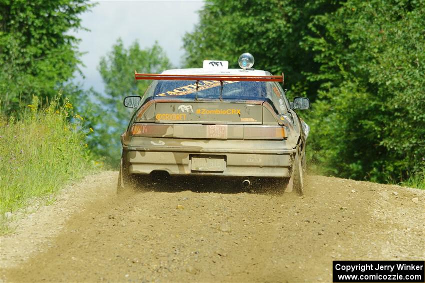 Bret Hunter / Kubo Kordisch Honda CRX on SS12, Height o' Land II.