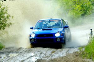 Kristen Tabor / Jan Tabor Subaru WRX on SS12, Height o' Land II.