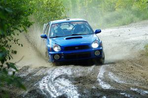 Kristen Tabor / Jan Tabor Subaru WRX on SS12, Height o' Land II.