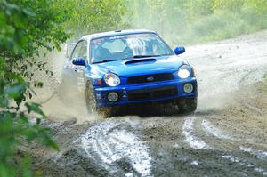 Kristen Tabor / Jan Tabor Subaru WRX on SS12, Height o' Land II.