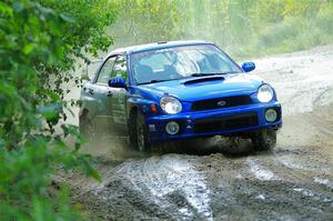 Kristen Tabor / Jan Tabor Subaru WRX on SS12, Height o' Land II.