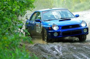 Kristen Tabor / Jan Tabor Subaru WRX on SS12, Height o' Land II.