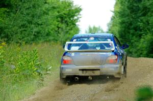 Kristen Tabor / Jan Tabor Subaru WRX on SS12, Height o' Land II.