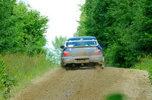 Kristen Tabor / Jan Tabor Subaru WRX on SS12, Height o' Land II.