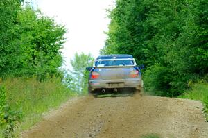 Kristen Tabor / Jan Tabor Subaru WRX on SS12, Height o' Land II.