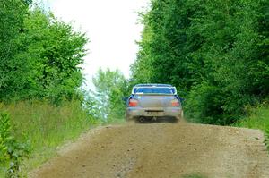 Kristen Tabor / Jan Tabor Subaru WRX on SS12, Height o' Land II.