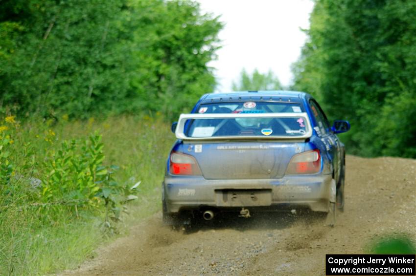 Kristen Tabor / Jan Tabor Subaru WRX on SS12, Height o' Land II.