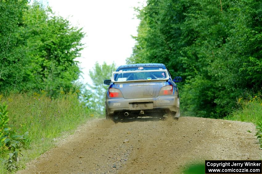 Kristen Tabor / Jan Tabor Subaru WRX on SS12, Height o' Land II.