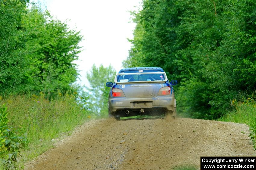 Kristen Tabor / Jan Tabor Subaru WRX on SS12, Height o' Land II.