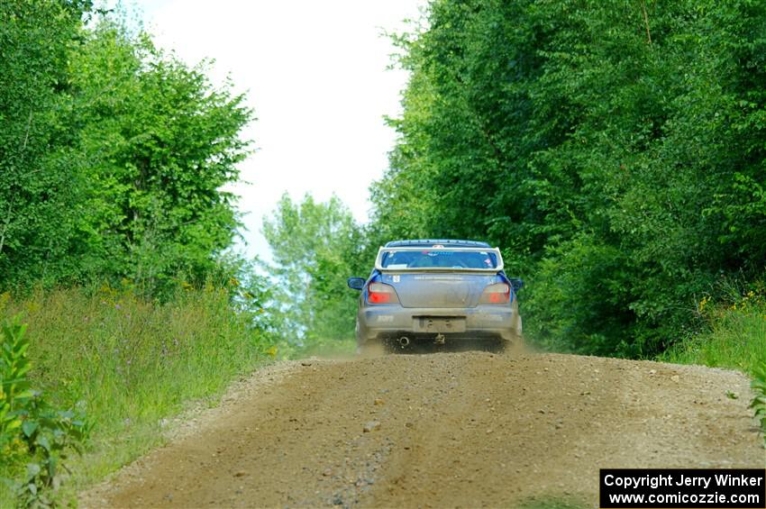 Kristen Tabor / Jan Tabor Subaru WRX on SS12, Height o' Land II.