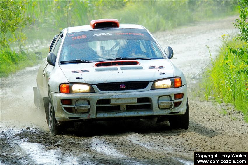 Richard Donovan / Greg Donovan Subaru Impreza on SS12, Height o' Land II.