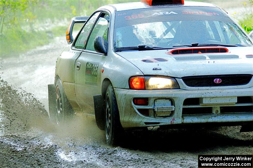 Richard Donovan / Greg Donovan Subaru Impreza on SS12, Height o' Land II.