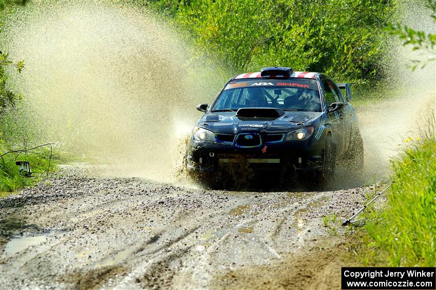 Matt James / Jackie James Subaru Impreza on SS12, Height o' Land II.