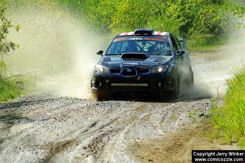 Matt James / Jackie James Subaru Impreza on SS12, Height o' Land II.