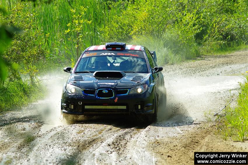 Matt James / Jackie James Subaru Impreza on SS12, Height o' Land II.