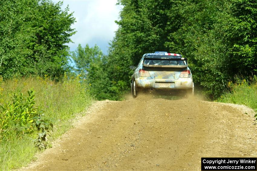 Matt James / Jackie James Subaru Impreza on SS12, Height o' Land II.