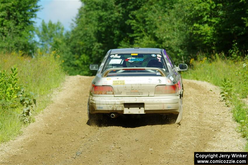 Madelyn Tabor / Sophia McKee Subaru Impreza 2.5RS on SS12, Height o' Land II.