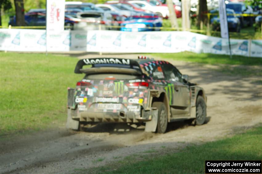 Ken Block / Alex Gelsomino Hyundai i20 WRC on SS14, Soo Pass East I.