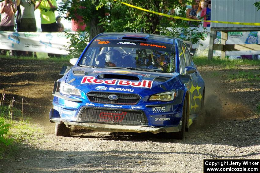 Brandon Semenuk / Keaton Williams Subaru WRX STi on SS14, Soo Pass East I.