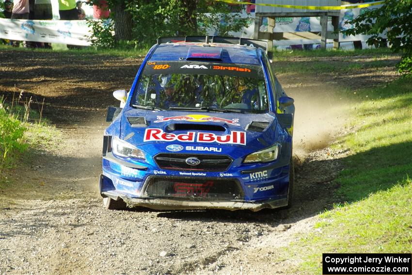 Brandon Semenuk / Keaton Williams Subaru WRX STi on SS14, Soo Pass East I.