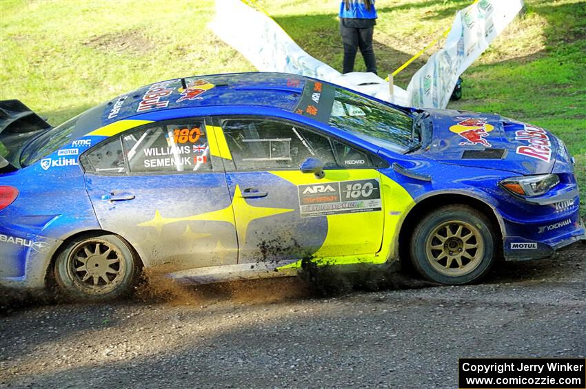 Brandon Semenuk / Keaton Williams Subaru WRX STi on SS14, Soo Pass East I.