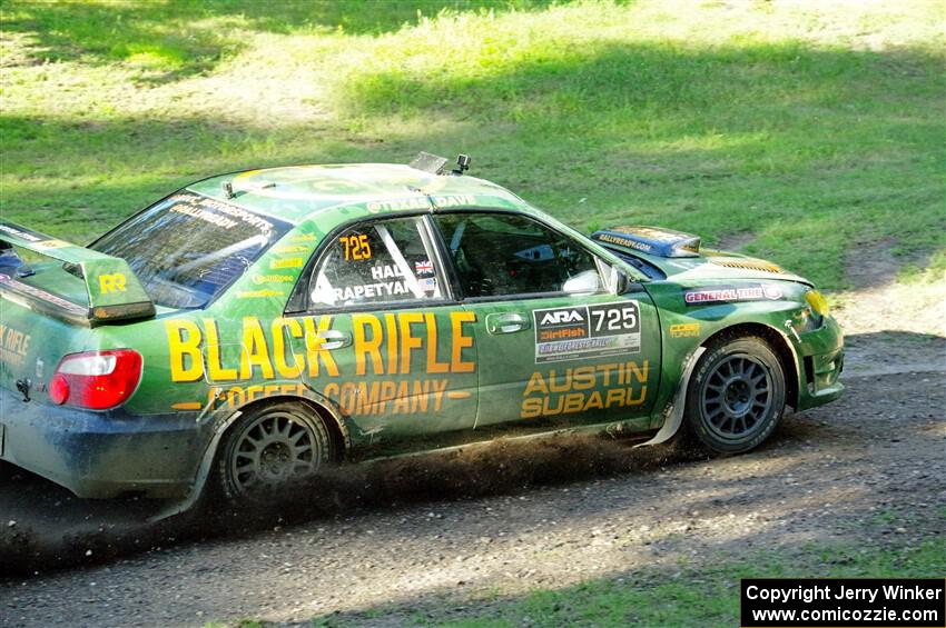 Dave Carapetyan / John Hall Subaru WRX STi on SS14, Soo Pass East I.