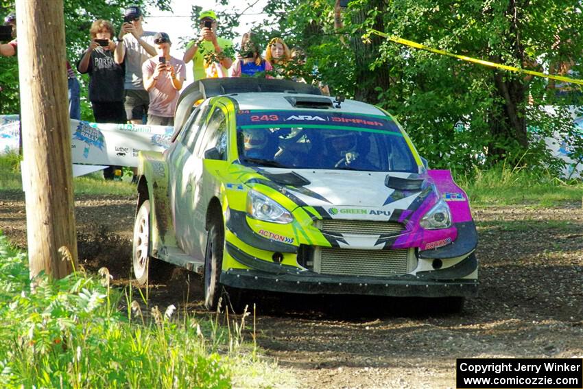 Patrick Gruszka / Florian Barral Mitsubishi Mirage RS on SS14, Soo Pass East I.