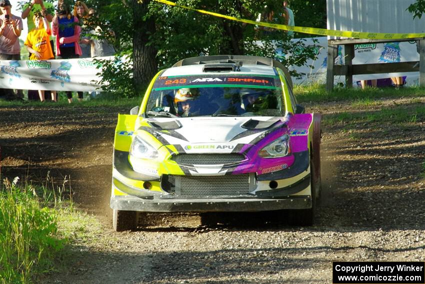 Patrick Gruszka / Florian Barral Mitsubishi Mirage RS on SS14, Soo Pass East I.